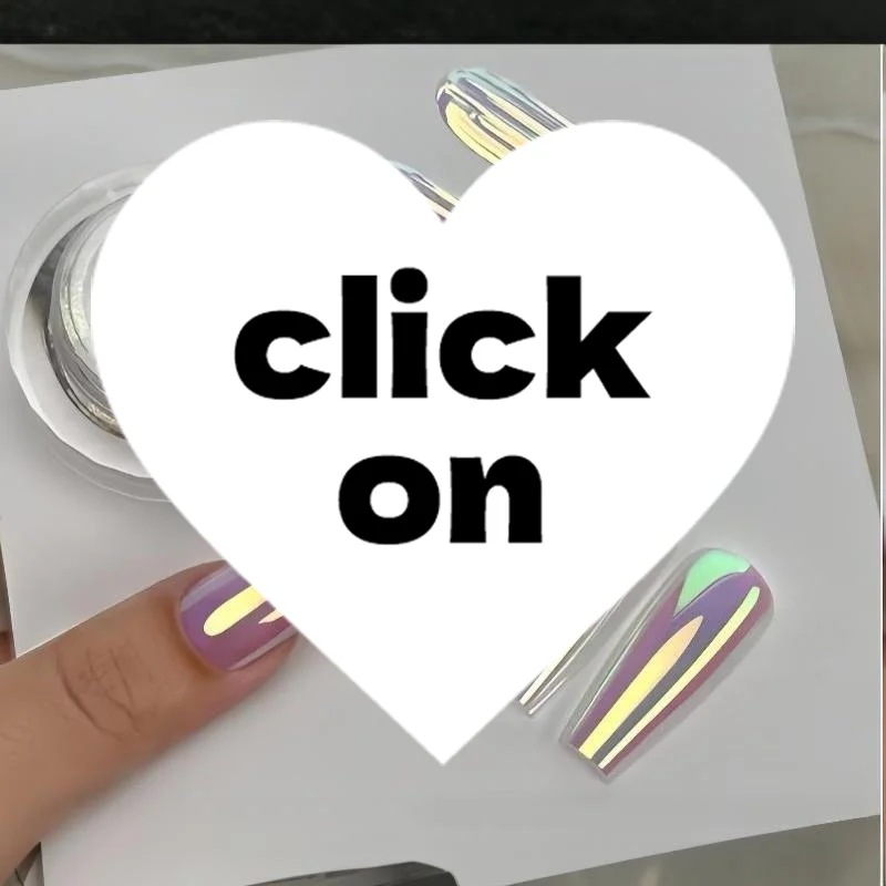 1Pcs Human Fish Powder Macaron Magic Mirror Powder Air Cushion Japanese Neon Powder Aurora Glitter