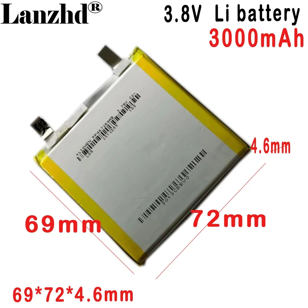 

3.8V polymer Lithium Battery 3000MAH Tablet Laptop Medical equipment phone built-in electric LED light fixture 467269