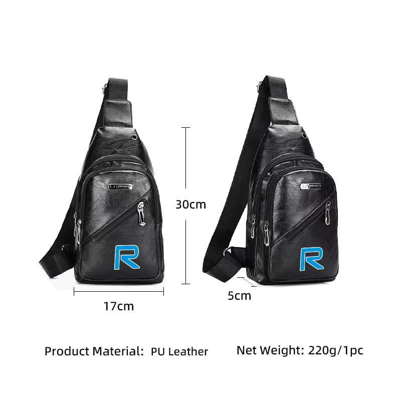 سيارة الرجال حقيبة صدر للرجال حقيبة رياضية عادية الكتف تخزين اكسسوارات لفولفو AWD C30 C70 S60 S80 S90 T6 V40 V50 V90 XC40