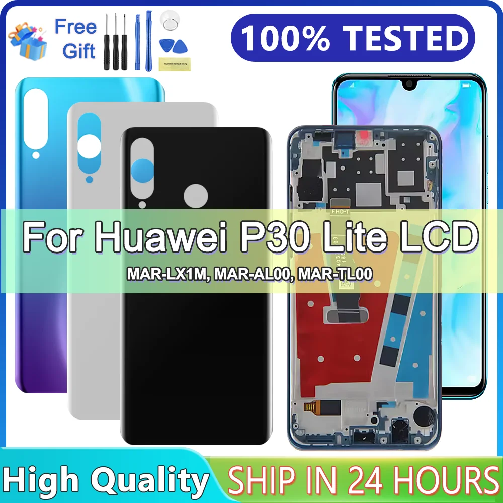 High Quality LCD For HUAWEI P30 Lite LCD Display Touch Screen Digitizer Assembly For Huawei MAR-LX1 LCD Display