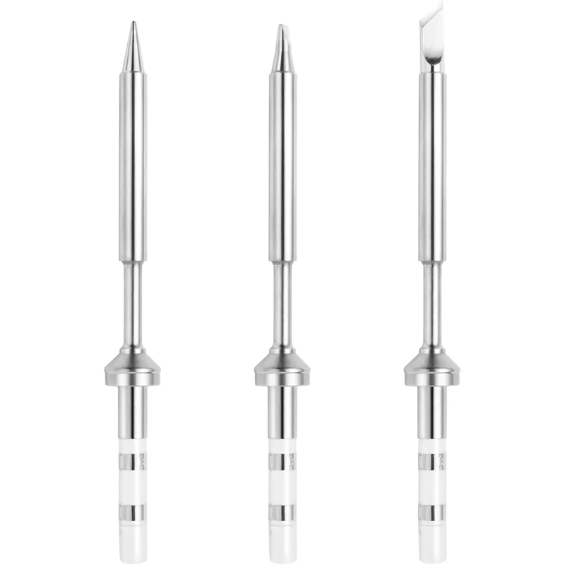 6 шт. для Pinecil TS100, сменные жала для паяльника, мини-портативная микропаяльная ручка, станции, аксессуары для пайки