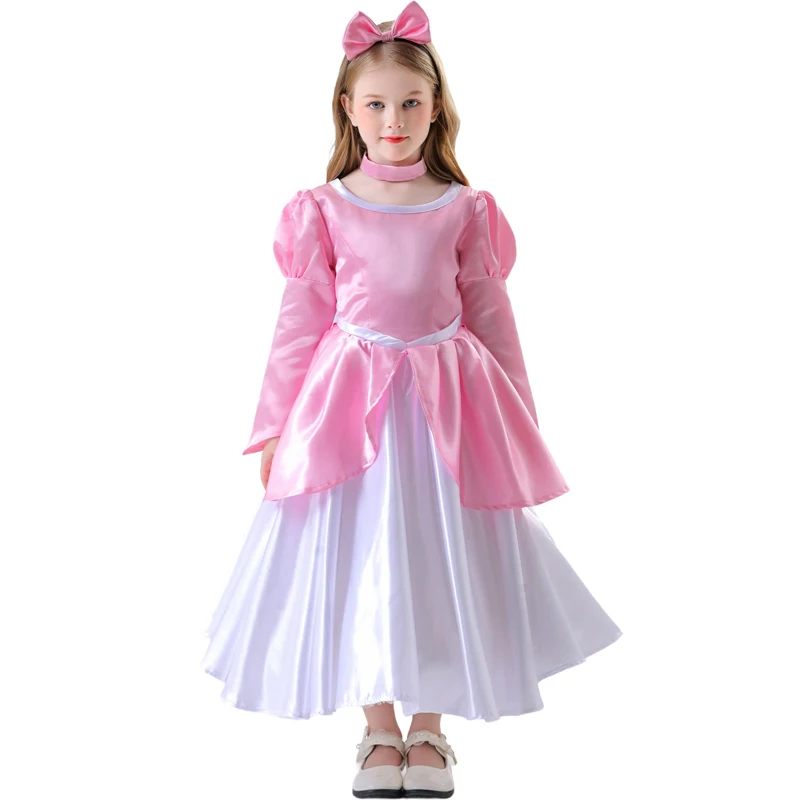 Book Week Beauty Princess For Girl Costume Carnival Halloween Spooktacular Cosplay Fancy Party Dress