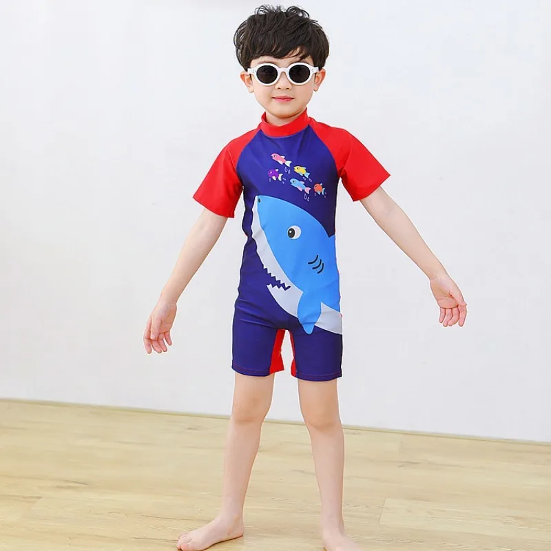 Costume da bagno intero per bambini, per ragazzi e ragazze, per bambini piccoli, per bambini grandi, protezione solare, set da nuoto primaverile