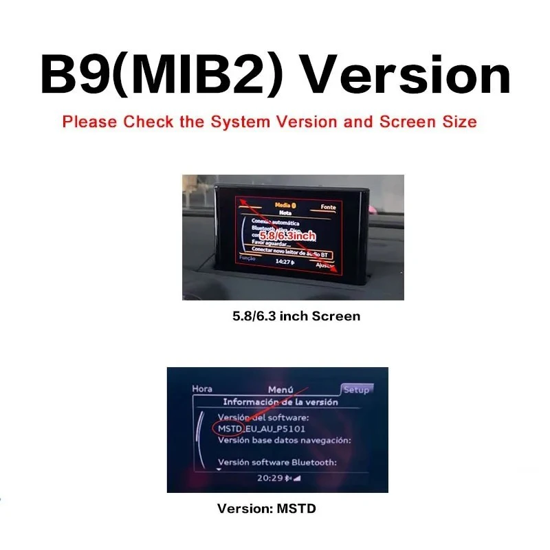 Drahtlose Carplay Android Auto Verlustfreie Installation Interface Für Audi A3 A4 A5 Q2 Q5L Q7 2014-2018 Hinten Kamera auto Spielen Modul – Detail 8