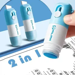 Thermal Paper Correction Fluid with Unboxing Knife Data Protection Fluid Privacy Protection Parcel Opener Id Info Privacy Eraser