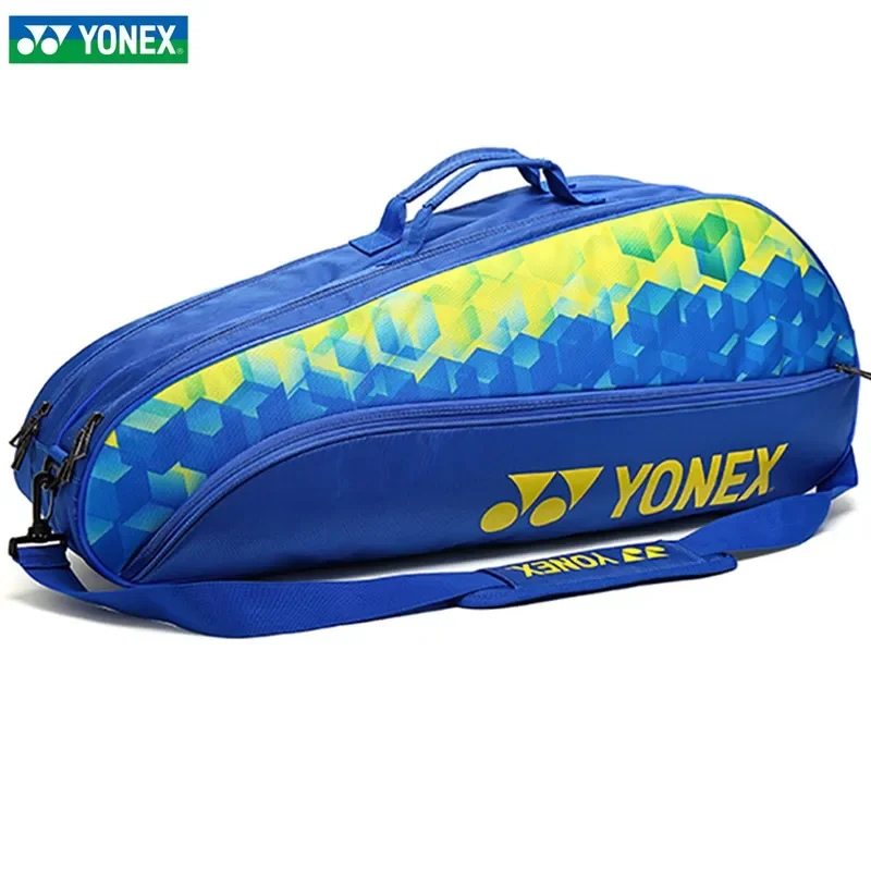 YONEX New Large Shoulder Badminton Bag 3-shot Portable Men\'s and Women\'s Sports Tennis Bag Handbag High Quality And Durable