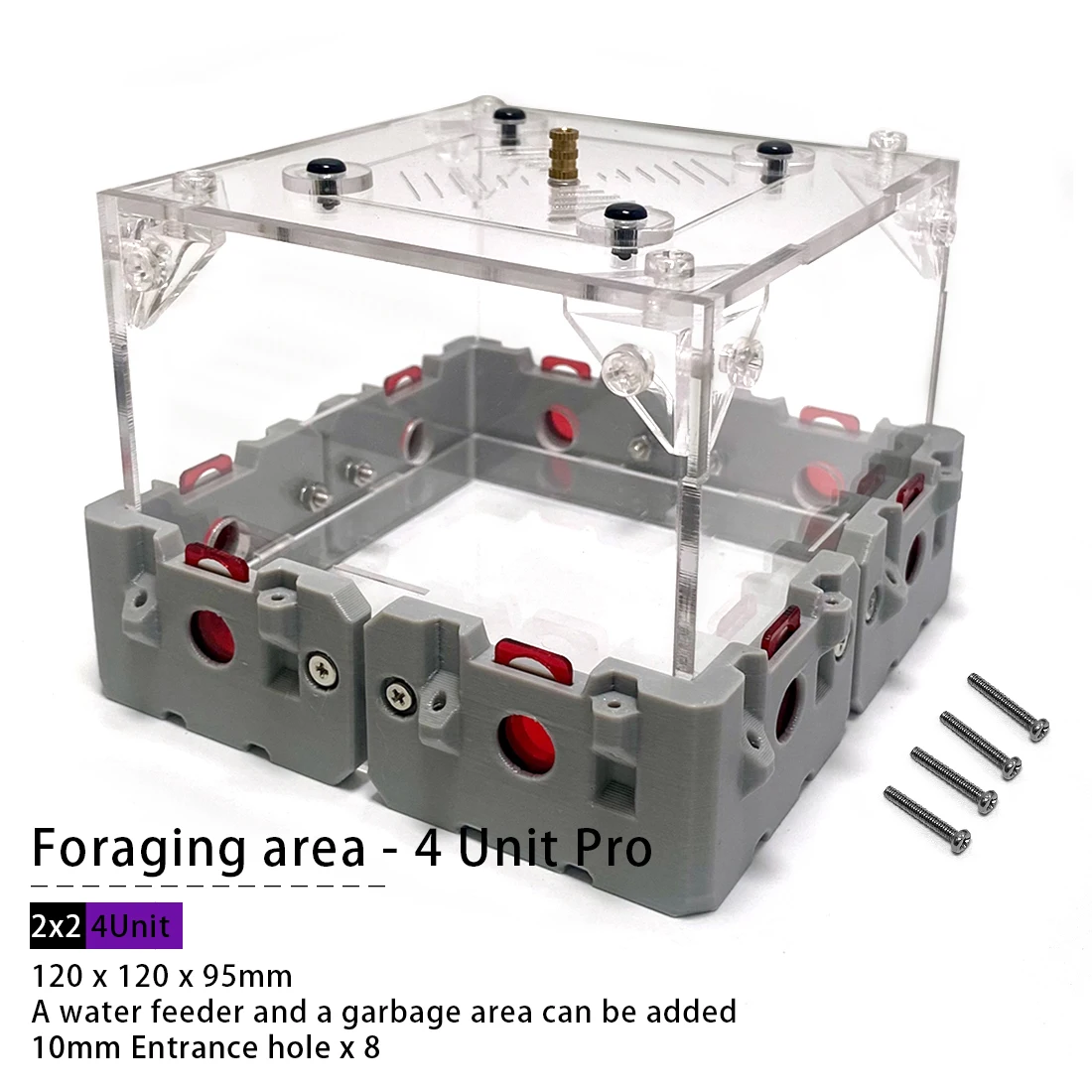 【Lego】Large Expandable Foraging Area Arena for Modular Formicarium Ant Farm Nest for Ants Keeper AntHill view 3