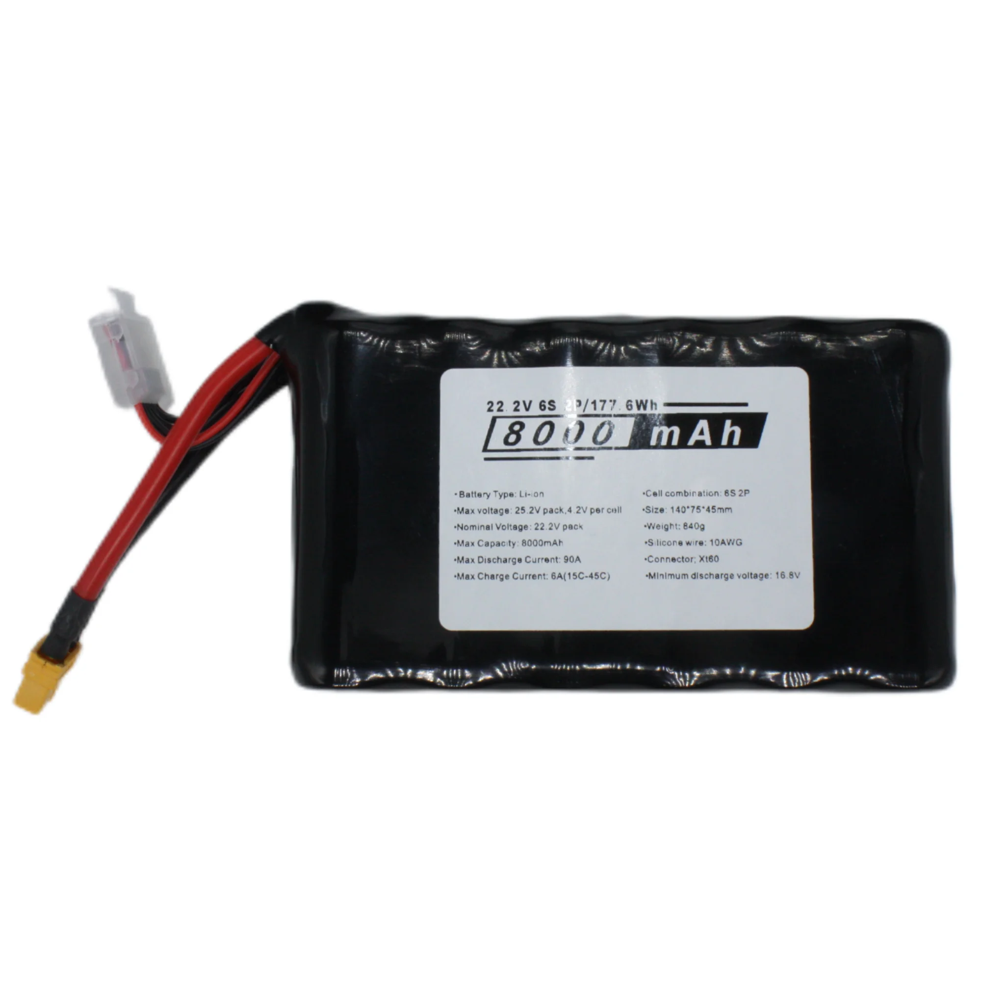 

New Drone Accessories 8000mAh 22.2V Battery Replacement For FPV Drone Battery Spare Part