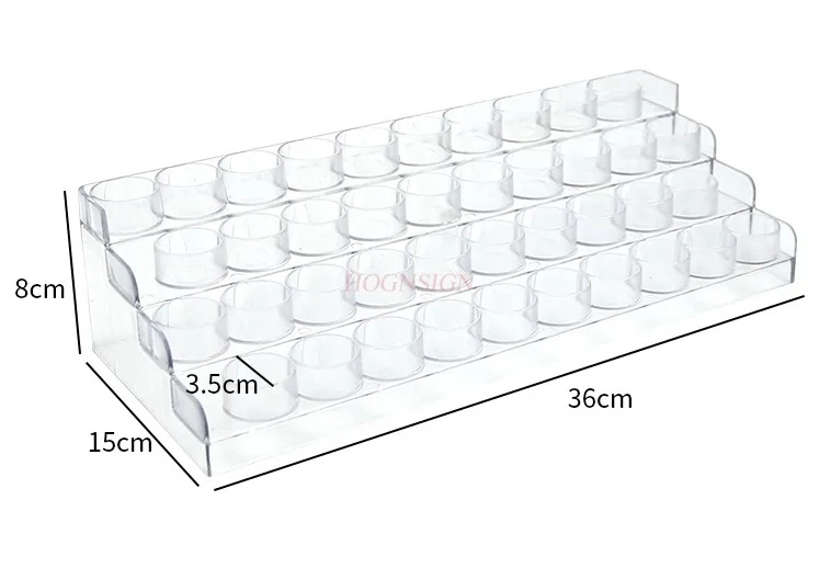 Tattoo color rack, drop resistant base rack, 4-layer 40 hole large tray, equipment, tools