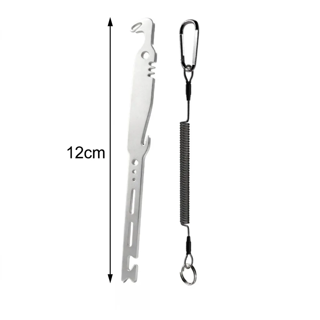 For Outdoor Sports Fishing Hook Remover Knot Pick Tool Fishing Tool For Saltwater And Freshwater Fishing Tool Silver