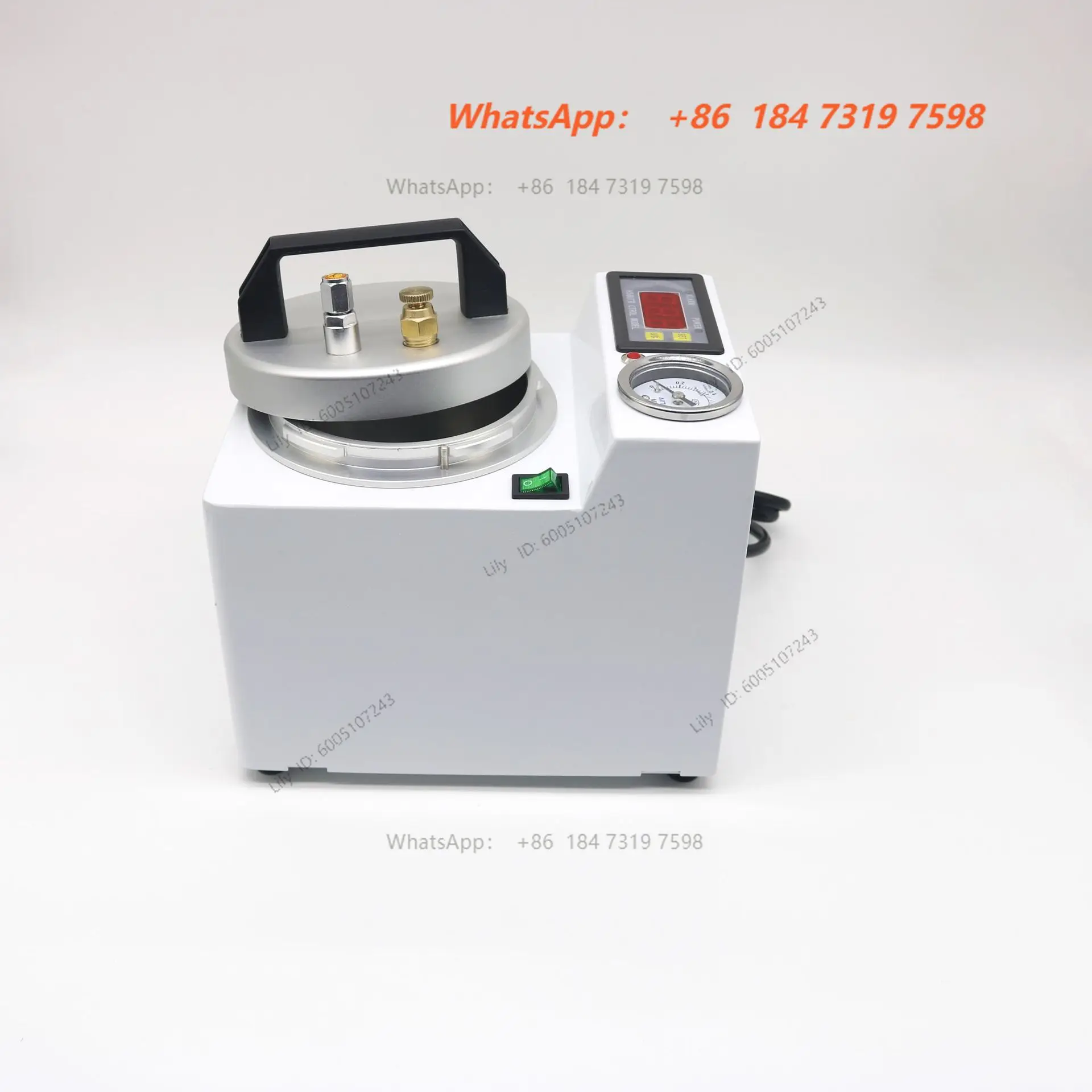 Polymerizer Portable Curing Pressure Pot ** Lab Polymerizing Digital Display Adsorption silicone rubber repair