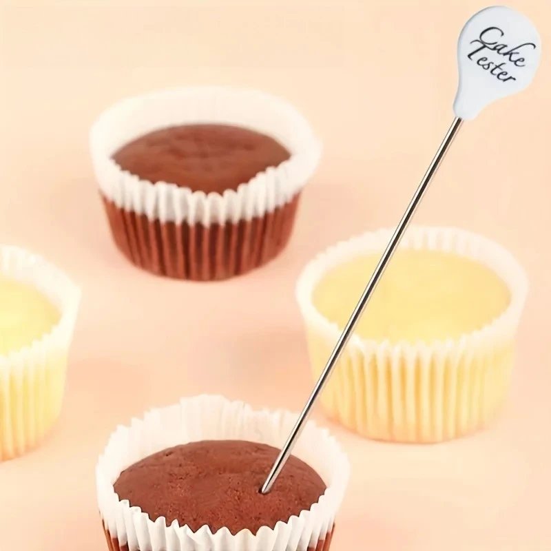 Cake Test Needle DIY Chiffon Cake Tool Heat-resistant Lengthen Handle Anti-scalding Bread Doneness Testing Stick Kitchen Gadget