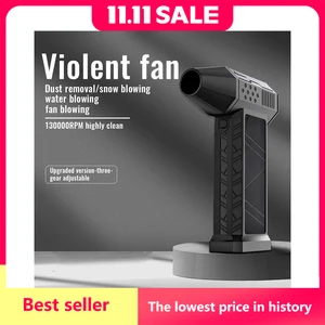 130000RPM Turbofan High Power Jet Fan Brushless Motor Variable Speed Dust Blower Cleaning Tool Air Duster Air Blower Handheld