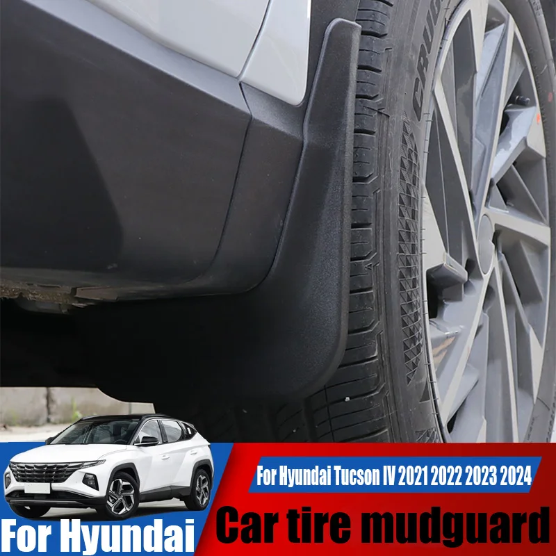 

Scratch resistant car tires mudguards exterior modification decorative accessories For Hyundai Tucson IV 2021 2022 2023 2024