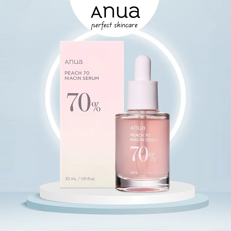 Anua Skincare Products Peach 70 Niacinamide Serum, Cleansing Oil, Repair Skin Barrier, Moisturizing Brightening Face Toner 30ml