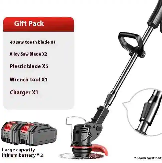220V Cordless Lawn Edger String Trimmer Adjustable Height Weed Trimmer with 1 Year Warranty