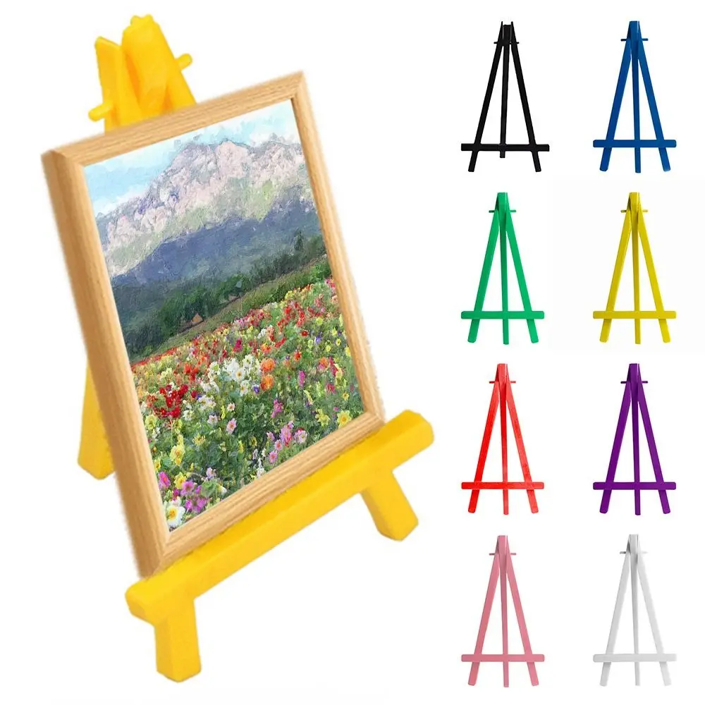 Portable Plastic Triangle Easel Mini Adjustable Painting Holder Desktop Phone Holder Home Use
