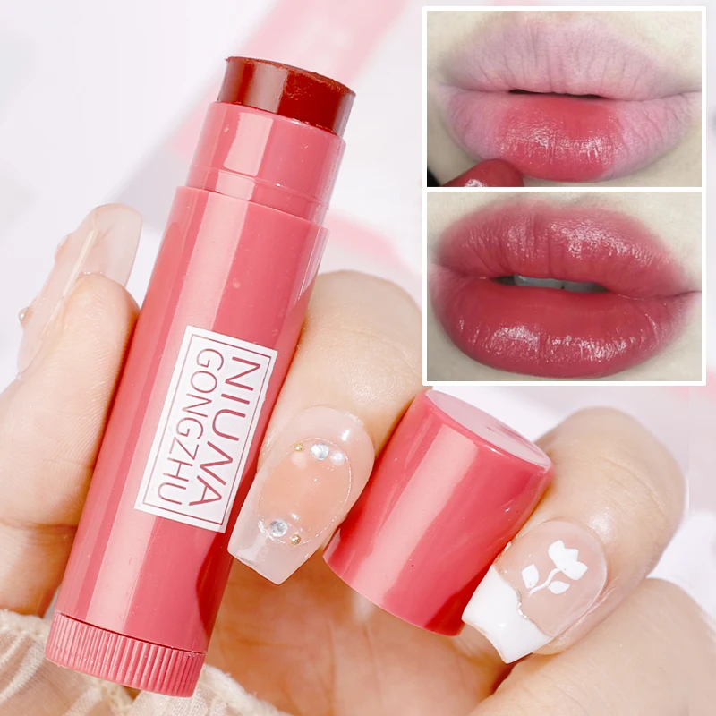 Gelei Gekleurde Lippenbalsem Hydraterende Lip Tint Waterdichte Duurzame Mollige Lippenstift Voedende Lippenstift Lipverzorging Make-Up Cosmetica