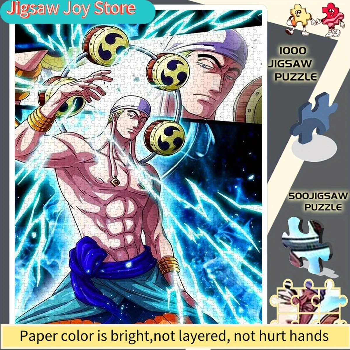 

Puzzles, Paper Puzzles, Puzzles, Puzzles, Large Puzzles, Featuring a Strong Man with Dazzling Thunder Drum Sounds, Suitable fo