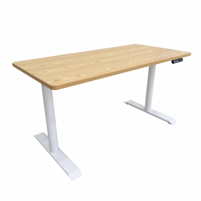 

Motor intelligent electric lifting table solid wood home office computer