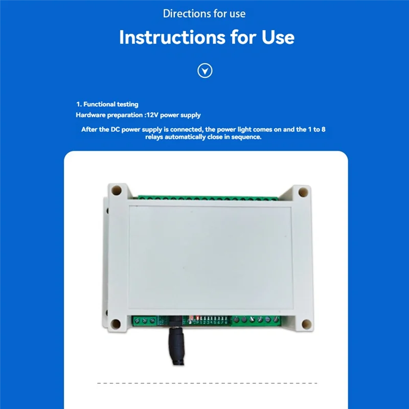 B24B 8-CH Relais Modul DC12-24/5V Netzteil Wifi Relais Modul Mit Fall Für ESP8266 sekundäre Entwicklung