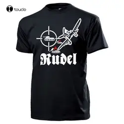 Summer Cotton Tee Shirt Rudel Hans Ulrich Stuka Oberst Luftwaffe Ju 87G 3,7Cm Panzerabwe - T Shirt#17543 Fashion T-Shirt Unisex