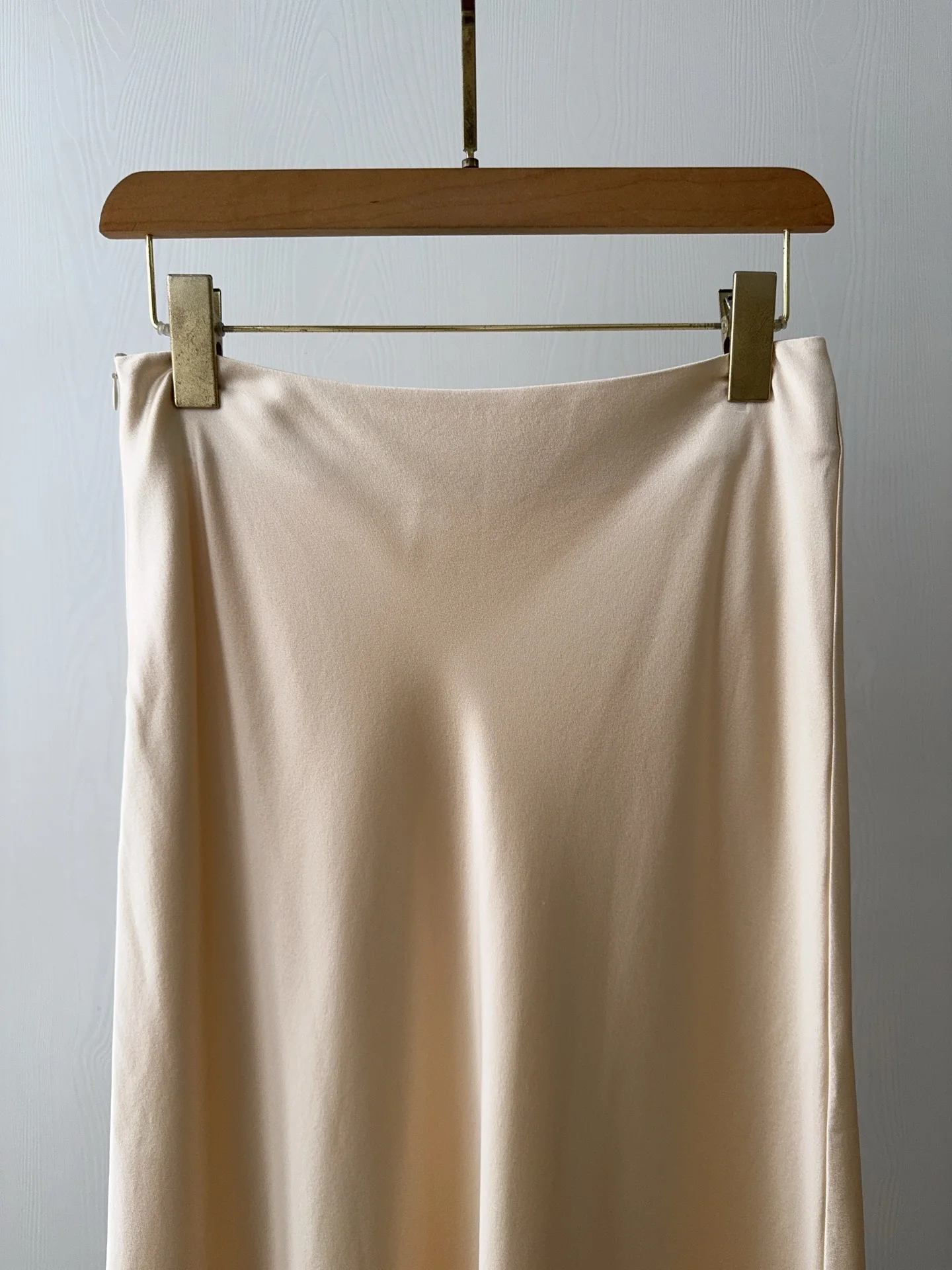 2026 Spring/Summer 40mm Su Cong satin pleated top+skirt