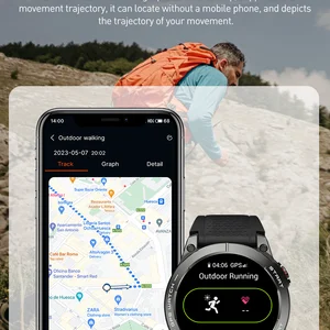 2025 North Edge Stratos 3 Pro Premium GPS Smart Watch Ultra HD AMOLED GPS Hi-Fi Bluetooth GPS-Anruf für Männer Strava 4 Hauptverkäufe Smartwatch Strava - №1