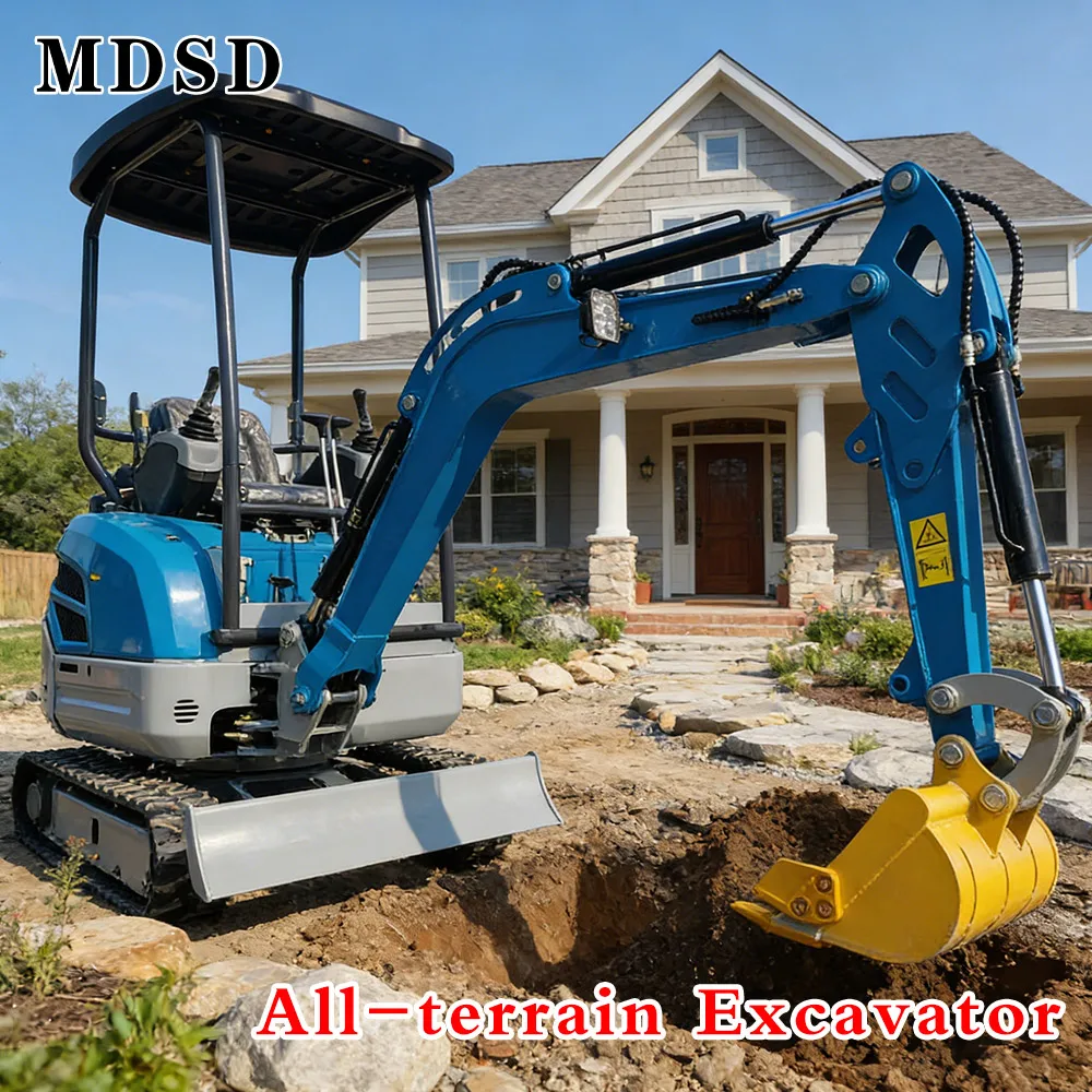 

Прочный мини-экскаватор 0.8-2 т с резиновыми гусеницами, малогабаритный гидравлический экскаватор, компактный экскаватор, EPA Euro 5, индивидуальная комплектация, бесплатная доставка