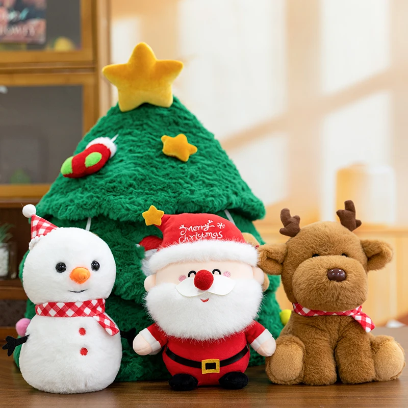 Счастливая кукла-снеговик 55 см, Рождественский подарок, Рождественская елка, животное, плюшевая кукла, плюшевое украшение, подарок для пары, кукла для девочки, праздничный подарок-сюрприз