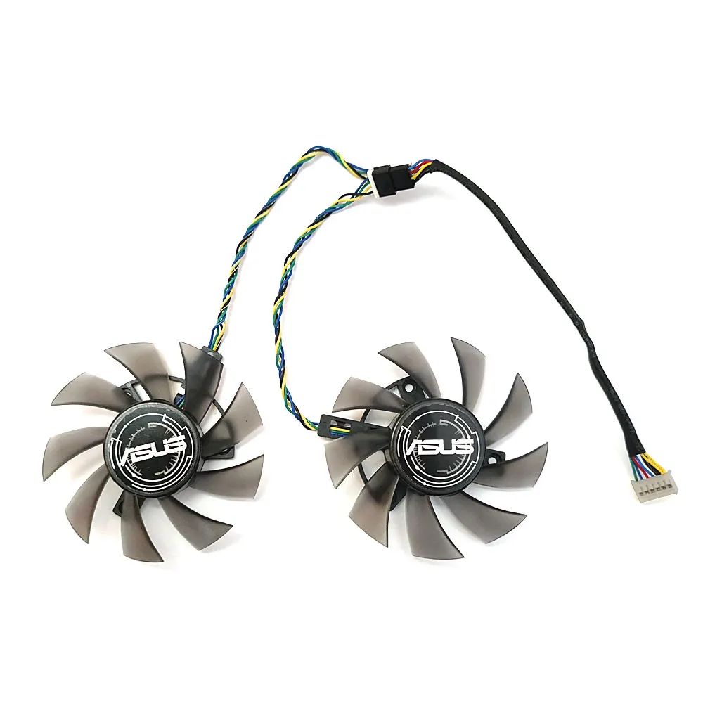 NEW 75MM 6PIN DUAL-GTX 1660TI GPU Fan，For ASUS DUAL-GTX 1660Ti、GTX 1650 Graphics card cooling fan