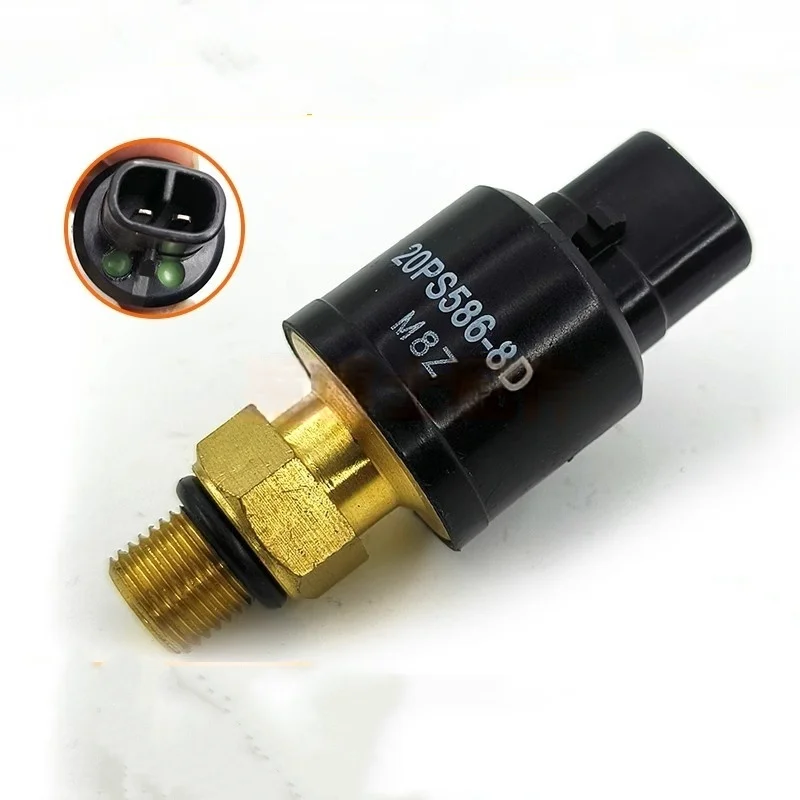 Hitachi ZX120 200 240-2-3 Excavator วาล์วกระจายสูงต่ําความดัน Sensor 20PS586-8D อุปกรณ์ Fit