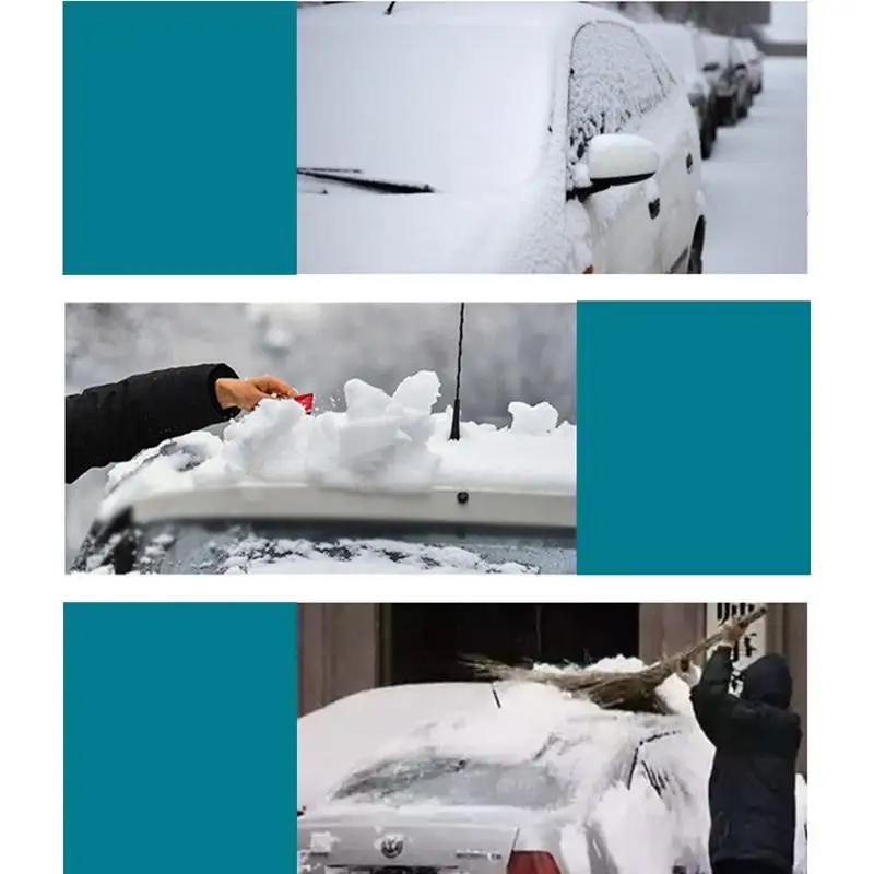 Car Snow Shovel Extendable Outdoor Snow Brush With Sponge Grip Portable Ice Scraper Snow Brush Multifunctional Snow Removal