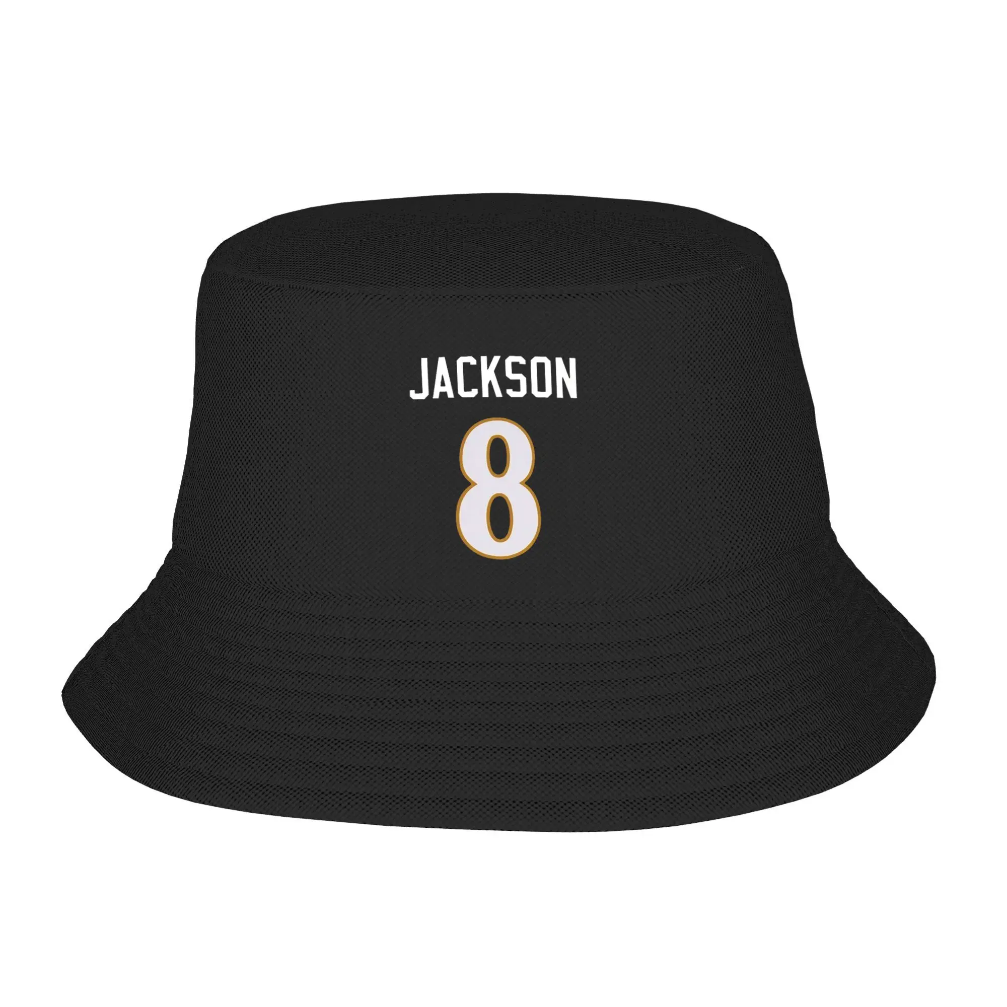 

lamar jackson Bucket Hat Panama Bob Hats Outdoor Cool Reversible For Summer Beach Fishing Unisex Fisherman Caps