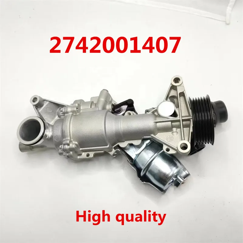 

Cooling Water Pump for MERCEDES BENZ W204 W205 C200 C250 C300 W212 W213 E200 E260 E300 X253 GLC X204 GLK A2742000800 2742001407