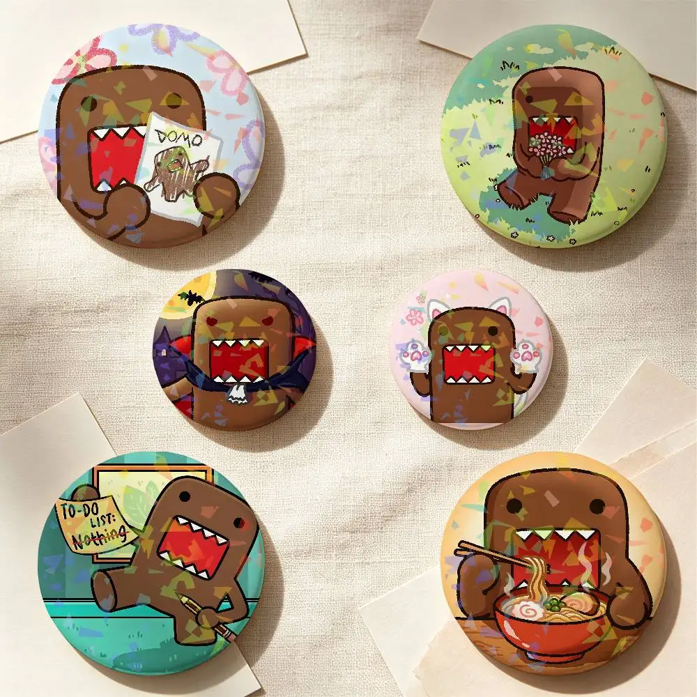D-Domo Kun Cartoon Cute Backpack Pin Hat Pin Jacket Accessory Bag Decor Clothing Ornament Fashion Accessory