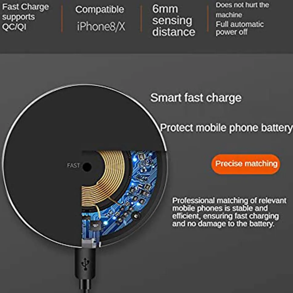 100W Wireless Charger Pad for iPhone 15 14 13 12 11 Pro Max X Samsung Xiaomi Phone Chargers Induction Fast Charging Dock Station