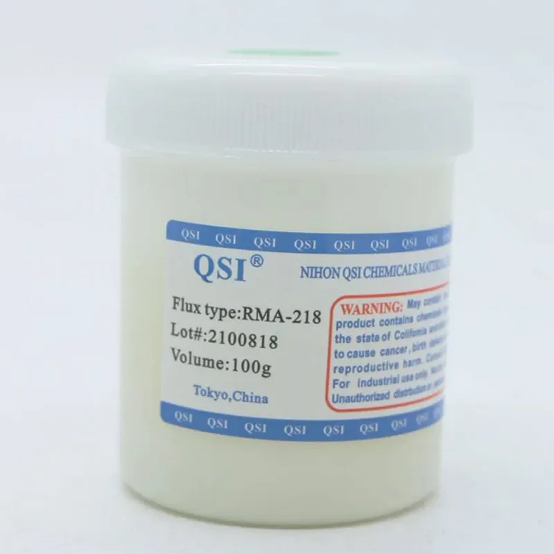 Imagem -06 - Original Solda Flux Paste Rma218 Bga para Smt Reballing 100g Alta Qualidade