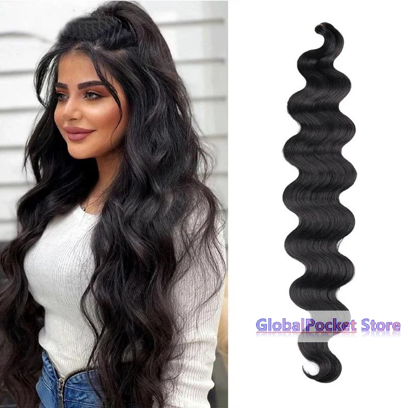 [TG823]Synthetic Long Deep Twist Crochet Braids Hair 24 Inch Wave Crochet Hair Soft Curly Crochet Hair Extensions For Women