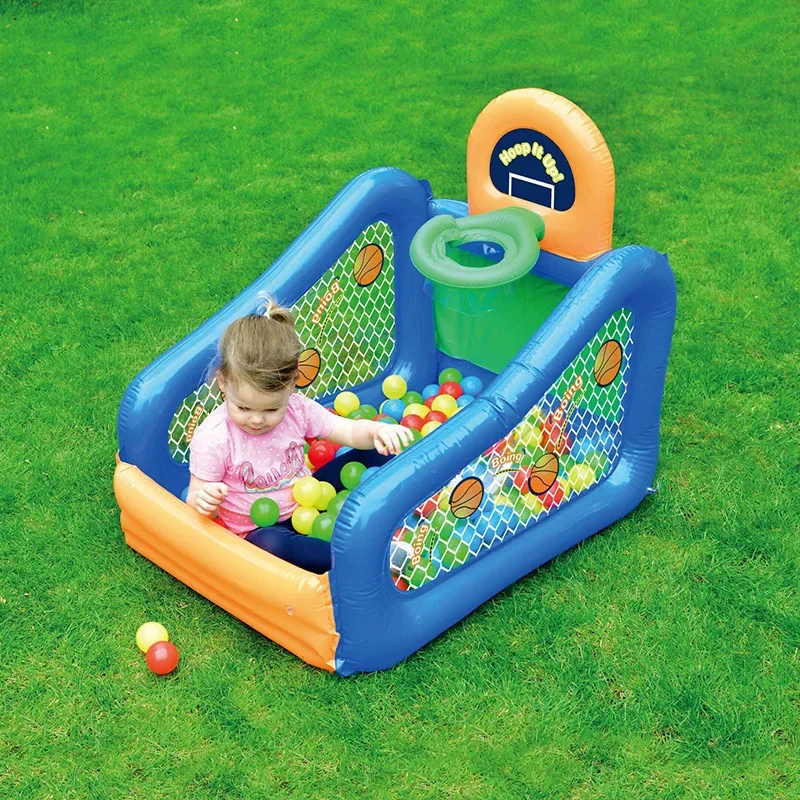 Inflatable Children's Ball Tap Ring Baby Game Pool Rack Kids Playground Equipment Bouncing Castle Outdoor Toys Parque Infantil