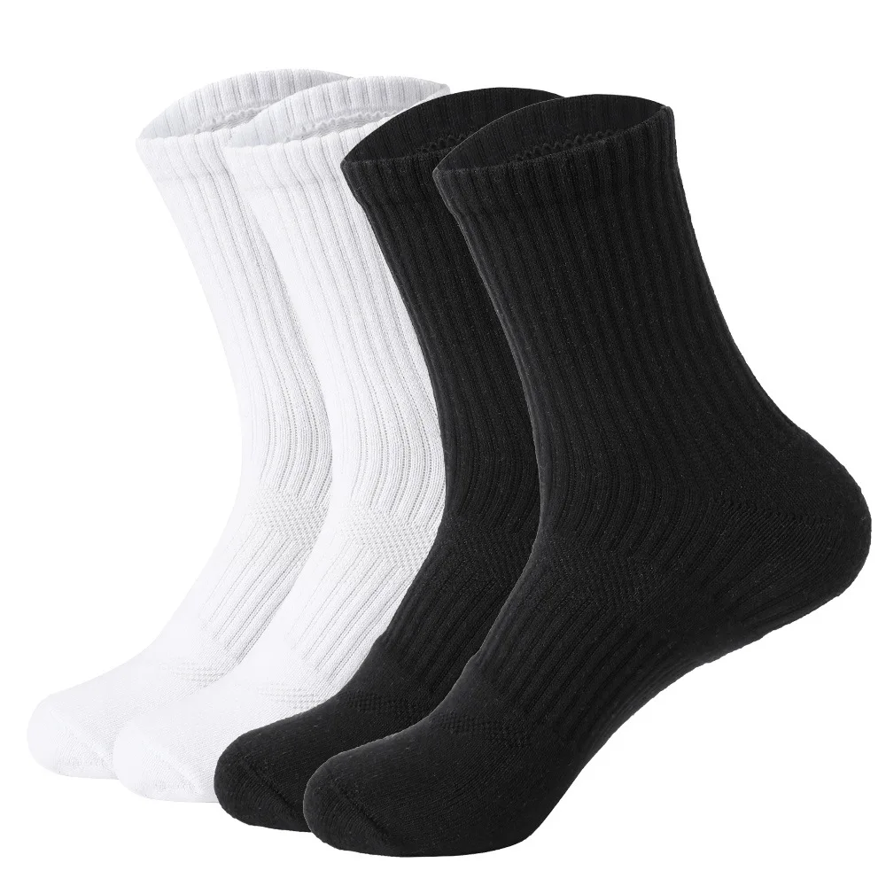 

Miosam 5pair top quality combed cotton men's athletic basketball running breathable moisture wicking football sports terry socks