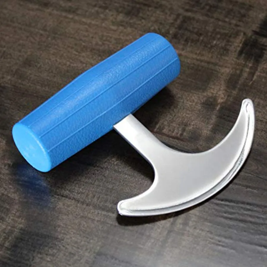 TGrip con cuchillo basculante con mango azul de plástico