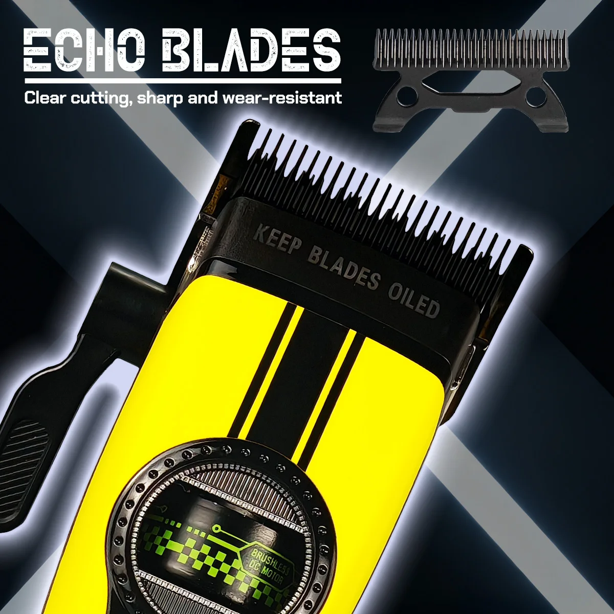 JUCAI F1 F2 مقص الشعر المهنية الخارجية الدوار فرش السيارات 8000 دورة في الدقيقة الشعر المتقلب DLC شفرة مع قاعدة آلة قطع