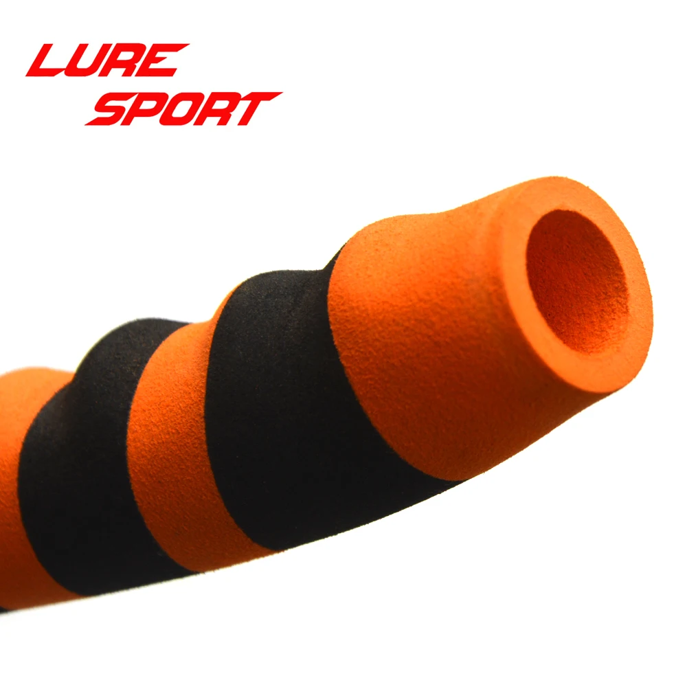 

Proton 2PCS 18cm Finger shape black orange EVA Grip EVA handle Rod Building Component Repair Fishing Pole DIY Accessory
