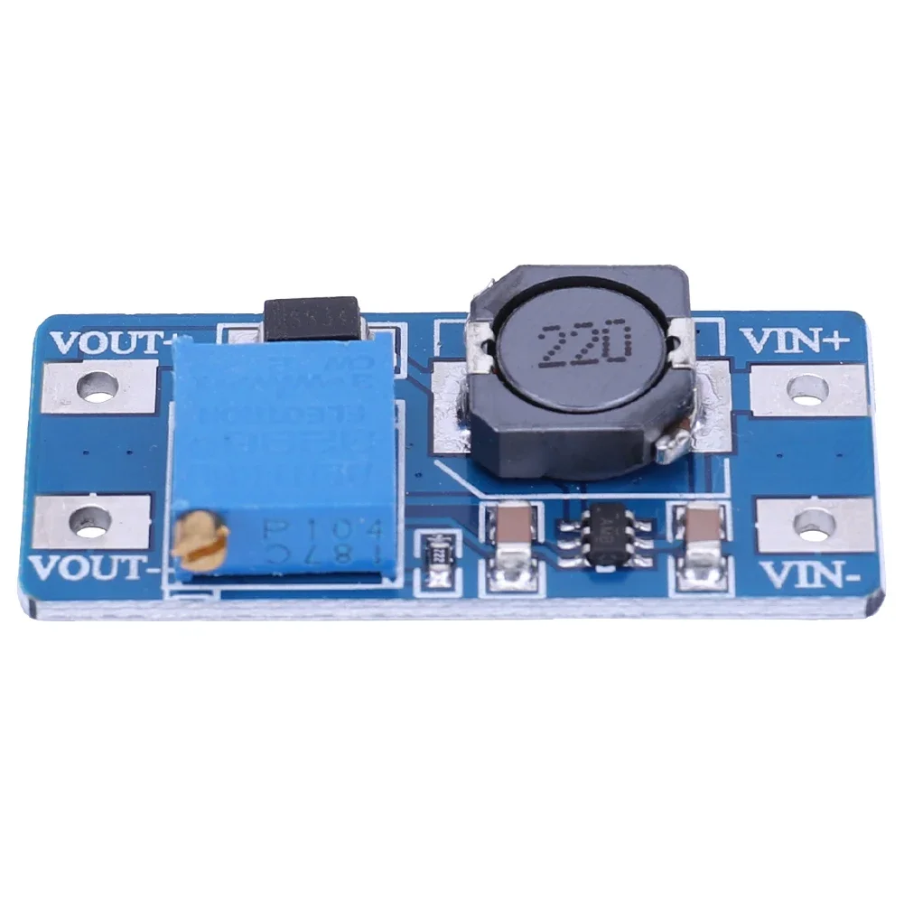 MT3608 DC-DC Step Up Converter Module Adjustable Booster Power Supply Module Voltage Regulator 2A Max 2V-24V To 5V 9V 12V 28V