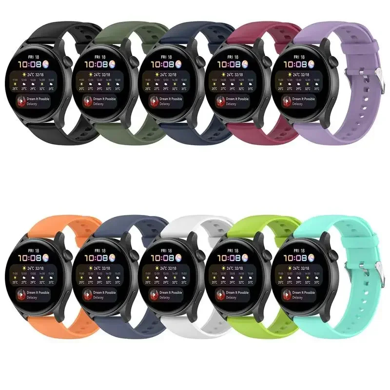Silicone band for samsung galaxy watch active 2 strap Gear S3/Galaxy 4 40 42 44MM/Xiaomi Imilab kw66/YAMAY SW022 bracelet strap