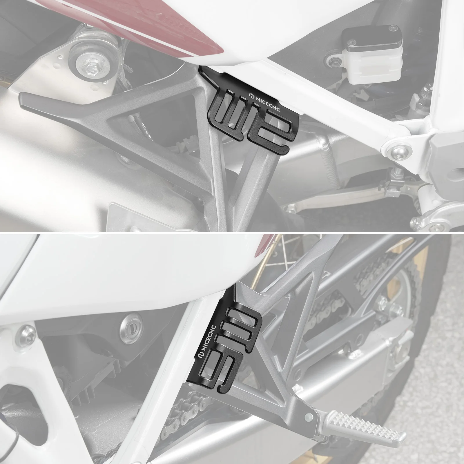 Supports de fixation pour moto Honda CRF1100L Africa Twin / Adventure Sports 2020-2026, CRF1100L Africa Twin 2026 2025 2024 2023