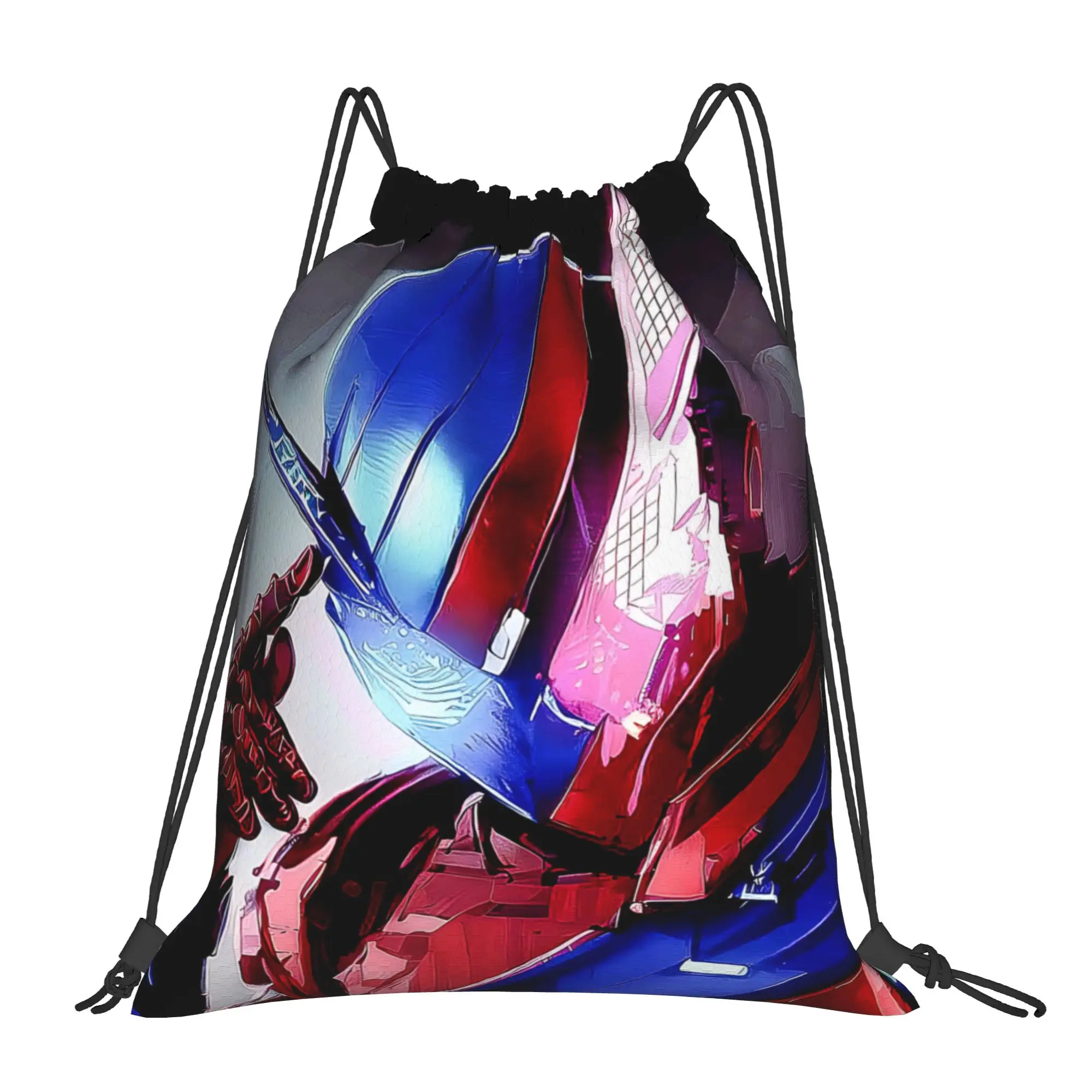 sports Pouch Kamen Rider Build  Portable Sports Drawstring Bags Riding Backpack Gym Shoes Storage Backpacks