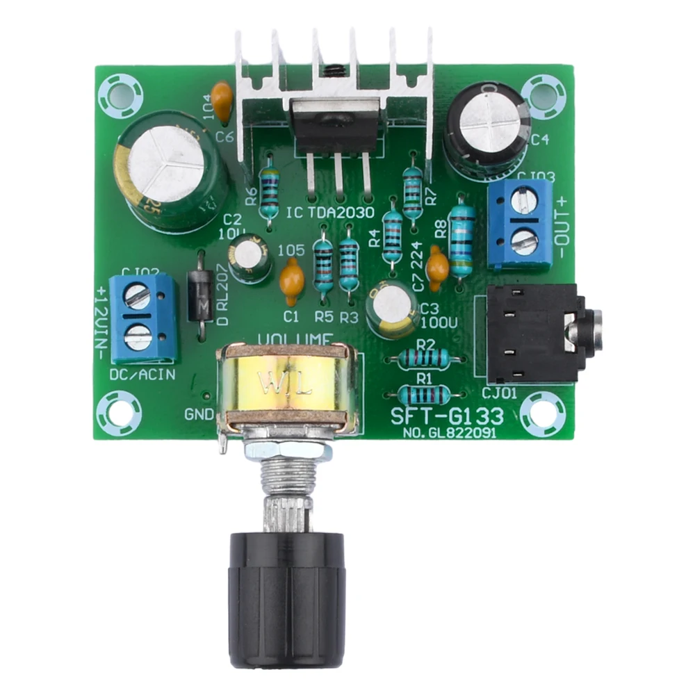 TDA2030A 15W Mono Audio Amplifier 9-20V Hi-Fi Sound Amplifier Board Digital Audio Module Home Theatre Speaker