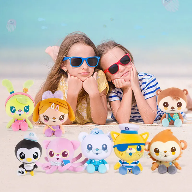 Original Octonauts 20cm Plush Toys Barnacles Peso Kwazii Tweak Vegimal Animal Stuffed Party Birthday Gift Kid Christmas Girl Toy